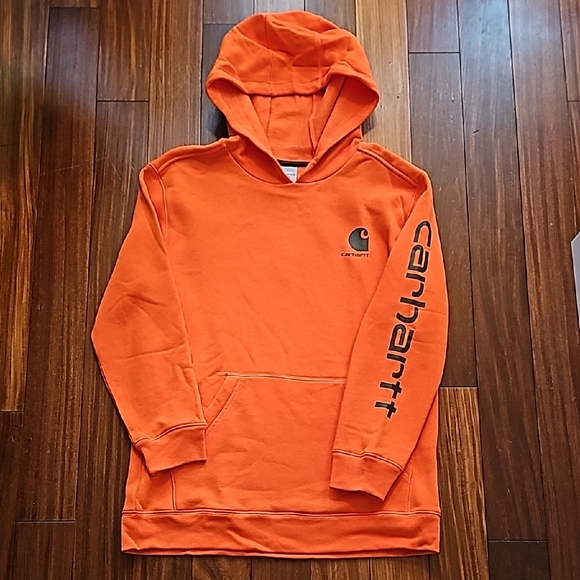 Carhartt Other - Carhartt Boys Bright Orange Hoodie